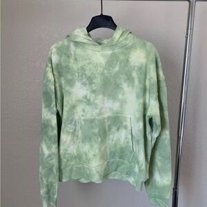 Richer Poorer Green Tie Dye Hoodie